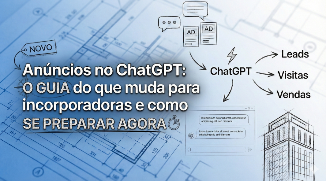 Anúncios no ChatGPT: o Guia do que muda para incorporadoras e como se preparar agora