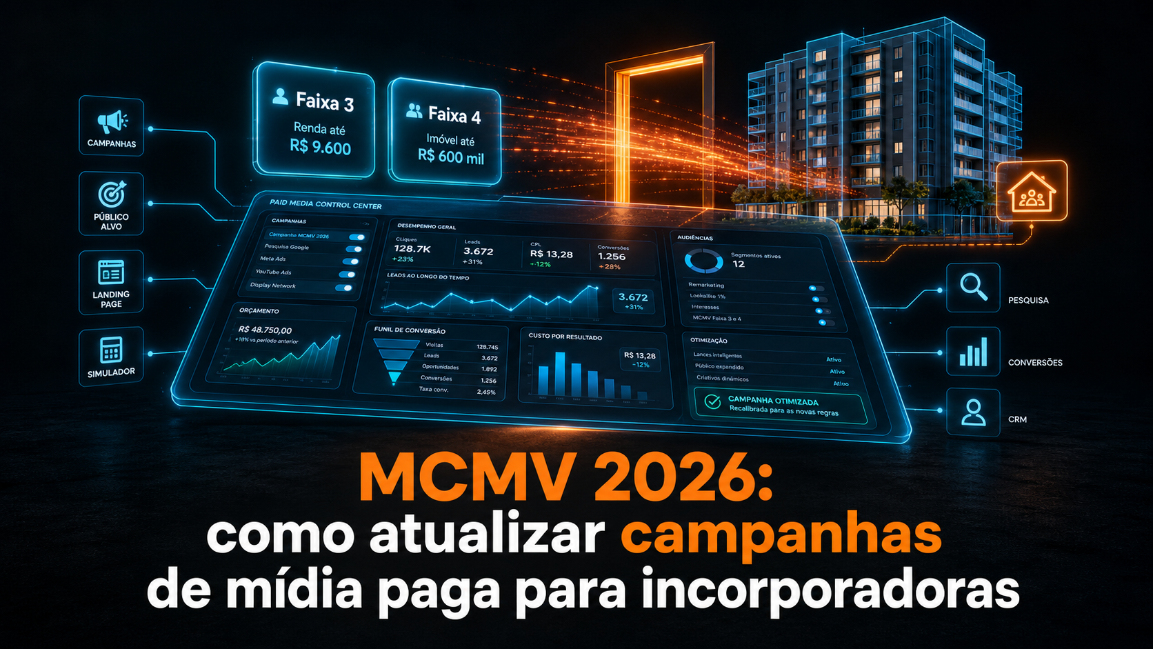 MCMV 2026: como atualizar campanhas de mídia paga para incorporadoras