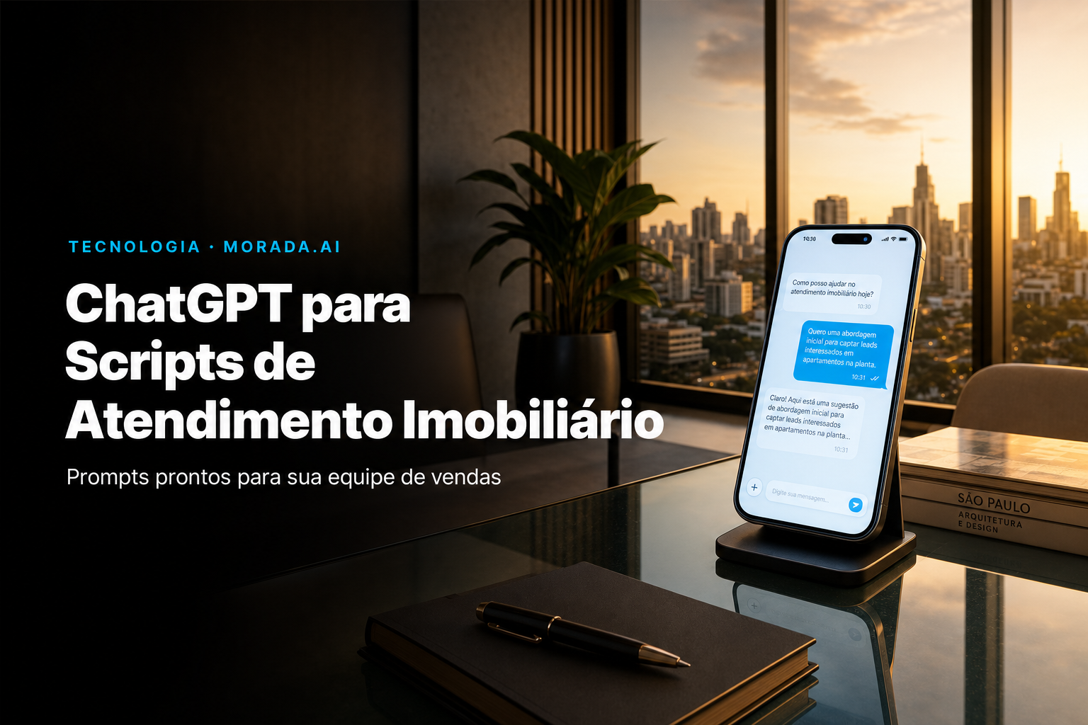 ChatGPT para Scripts de Atendimento Imobiliário
