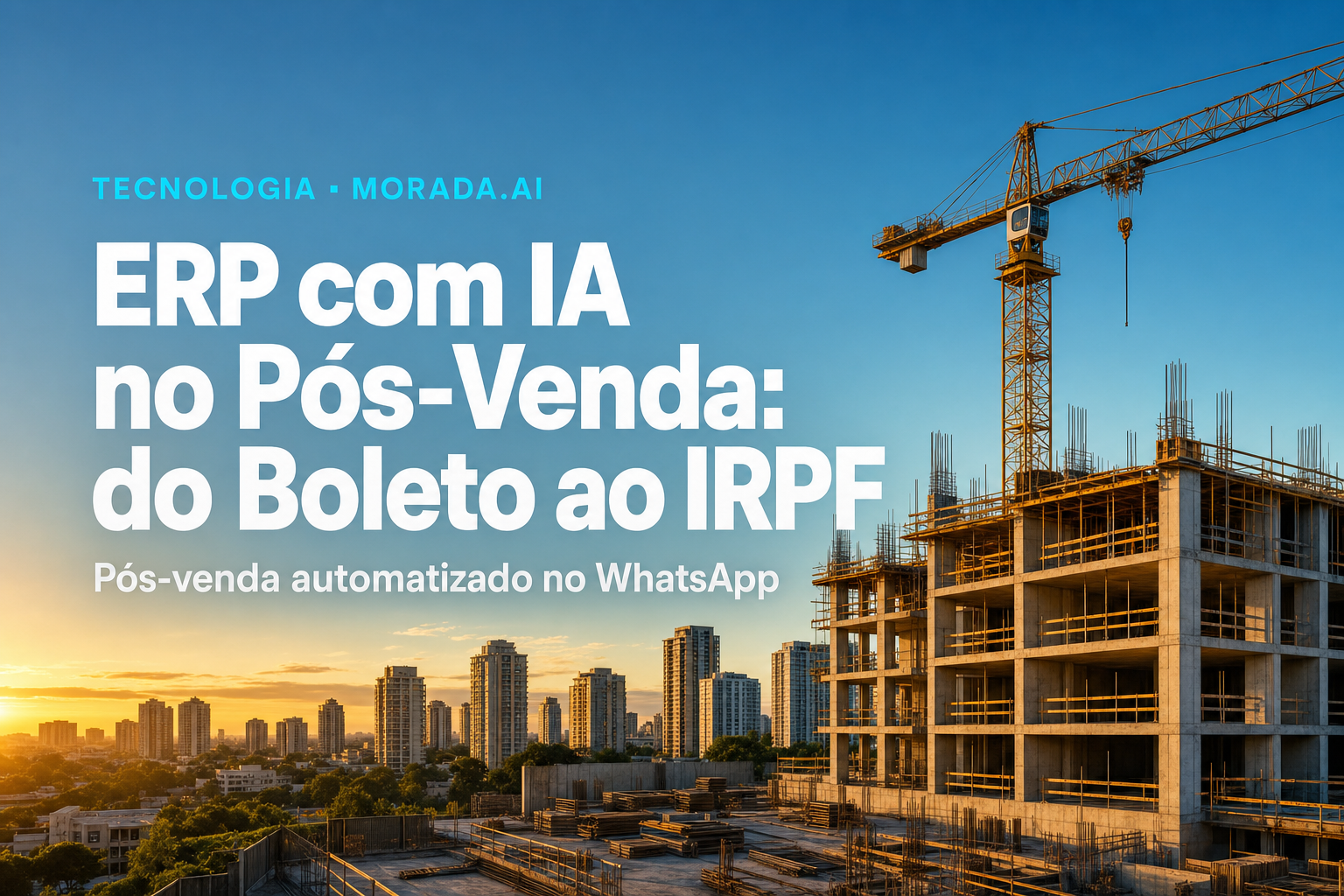 ERP com IA no Pós-Venda Imobiliário: do Boleto ao IRPF sem Fila