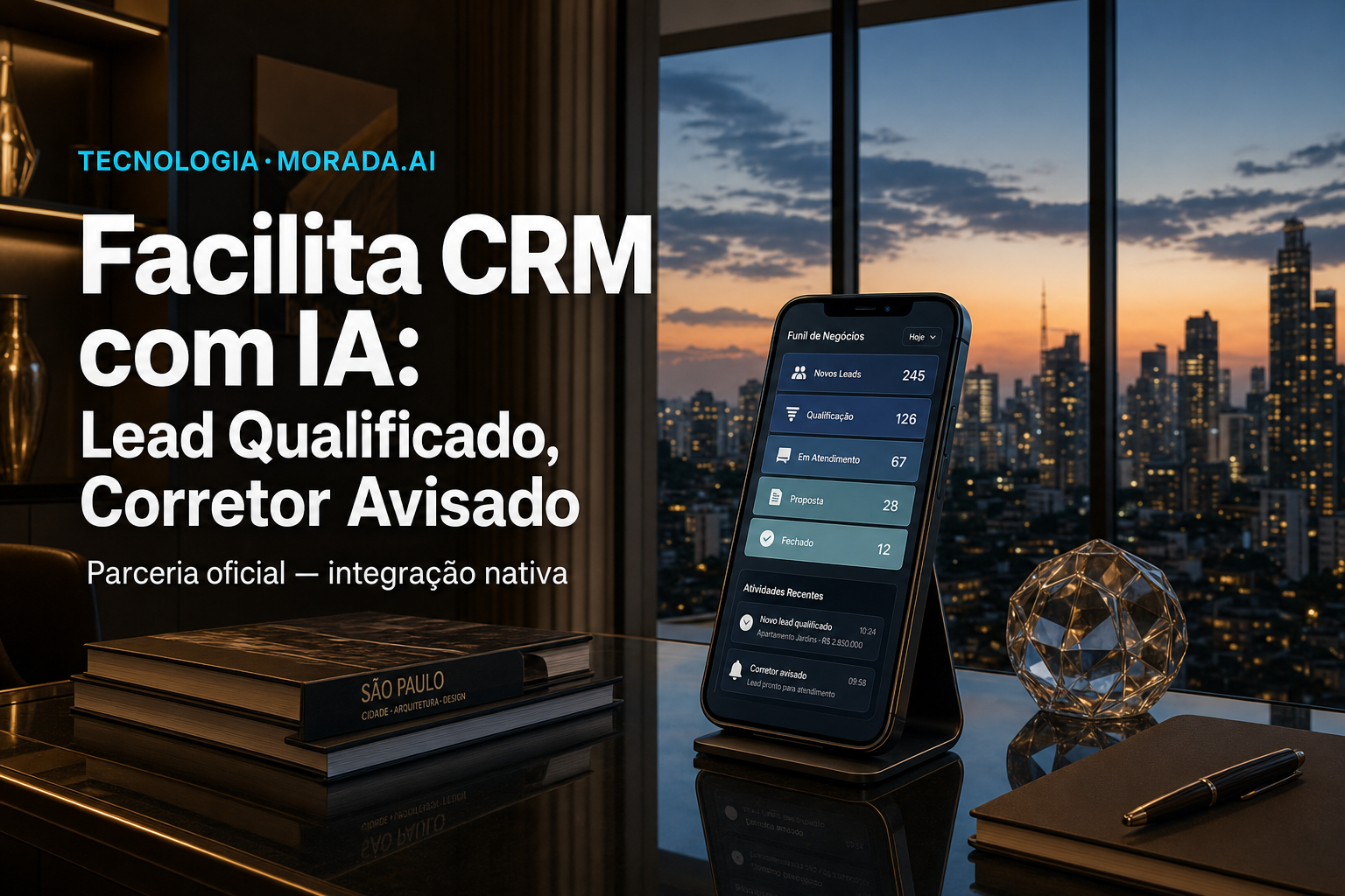 Facilita CRM com IA: como o Lead Qualifica e o Corretor Já Sabe