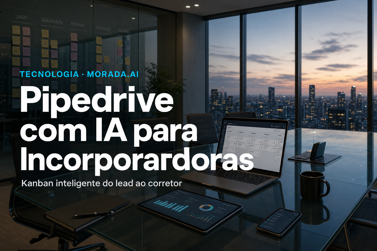 Pipedrive com IA para Incorporadoras: Funil Automatizado do Lead ao Corretor