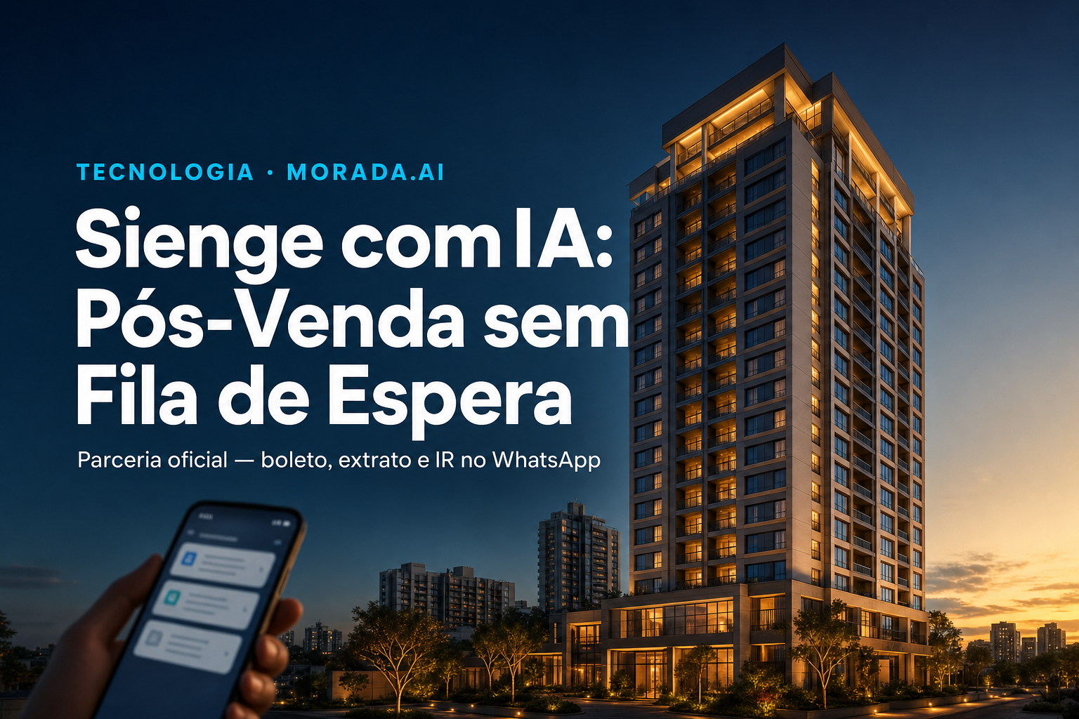 Sienge com IA: Pós-Venda Imobiliário sem Fila de Espera