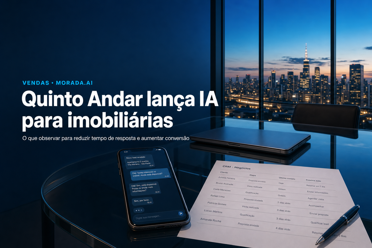 Quinto andar lança IA para imobiliárias